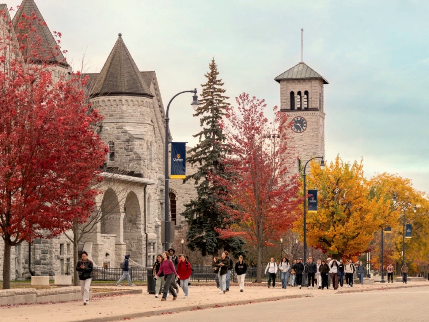 Queen's University campus in autumn